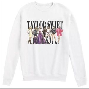 Taylor Swift Era’s white sweatshirt 3X